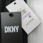 DKNY Surplice Neckline Maxi Dress Black Dress Size 6 3/4 Sleeves Long Dress Photo 8