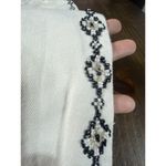 Ralph Lauren Jeans Southwestern Beaded Bootcut White Boho Sz 4 Embellished chic Photo 2