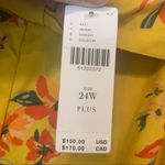 Anthropologie  Londonderry Yellow Floral Print Plus Size Boho Jumpsuit New Photo 13