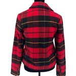 Thread & Supply Moto Jacket Lumberjack Plaid Vintage 1980’s Size Small Red Photo 2