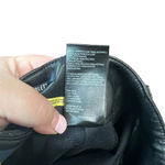 Anthropologie Maeve The Colette Pants Wide-Leg Faux Leather Black Size 33 Photo 12