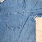 Outerknown  Wyatt Long Sleeve Button Front Denim Jumpsuit Blue Size‎ Medium New Photo 7