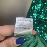 Hello Molly Wanna Know How You Feel Sequin Mini Tie Back Cut Out Dress 4 Green Photo 8