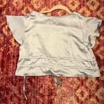 Princess Polly Light Blue Silk Tie Top Photo 3