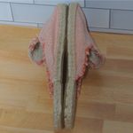 Soludos  Red-Orange/White Frayed Mule Espadrille - Size 8.5 (EU 39) Photo 2