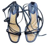 Salvatore Ferragamo  Shoes Womens Size 6 Black Leather Wedge Sandals Made‎ Italy Photo 0
