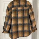 American Eagle Brushed Plaid Shacket Photo 3