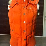 Hollister Vintage Co Puffer Vest With Faux Fur Hood Photo 3