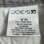 joe's jeans Chelsea in Chloe Gray Wash Cropped Straight Leg Jeans Size 30 Denim Photo 4