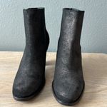 NWOB Thursday Boot Company Women's Metallic Heeled Chelsea Ankle Booties 10 Gray Photo 2