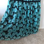 Juicy Couture  Blk Label Blk/Turq Floral Maxi Dress Photo 5