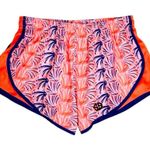 Simply Southern Preppy Scallop Run Shorts Pink and Navy Size Large NWT Photo 0