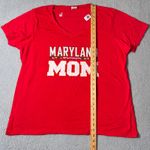 NEW Maryland Terrapins Mom Graphic Tee Womens XXL Port & Company V Neck T Photo 5