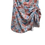 Eomenie One Piece Swimdress Swimsuits Tummy Control Orange Floral Print Medium Blue Photo 6