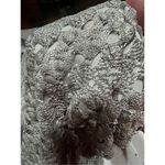 Ashley Stewart  embroidered Cold Shoulder Gray/Silver  Dress Sz 14 NWT Photo 3