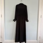 Brochu Walker  Madsen Black Onyx Maxi Shirt Dress Photo 2