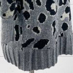 Lovers + Friends Speak Up Sweater Dress Womens Medium Leopard Mobwife Whimsy Photo 5