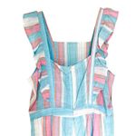 Entro Cotton Candy Blue Pink White Sleeveless Striped Romper Playsuit Size Large Photo 10