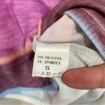 Women’s Crisscross Stripe Long Sleeve Tee Shirt Multicolor Size Small NWOT Photo 2