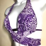 Beach Bunny  Purple Reptile Print Bikini Top Photo 4