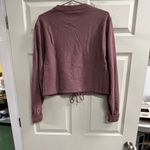 Victoria's Secret Victoria Secret’s Pink Dusty Rose Drawstring Sweatshirt - Size Small - EUC Photo 1