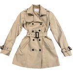 Classic Trenchcoat Loaded With Traditional Details Tan Size XS Photo 0