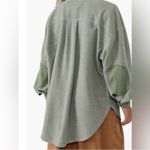 Free People Ruby Shacket in Jaded Green Photo 3