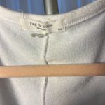 Rag and Bone  Theo Long Sleeve V Neck Tee in Bright White Size Large Photo 4