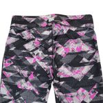 FILA  Running Black Pink Gray White Geometric Pattern Athletic Leggings XS Photo 6