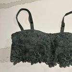 Aerie  Green Lace Bandeau Bralette Bra Top Lined Women’s Sz XS Extra Small Photo 2