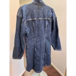 ÉTICA Charley Biker Assymetrical Zipper denim mini dress Size XS NWOT MSRP $238 Blue Photo 5