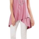 Matilda Jane EUC  Adventure Begins Secret Garden Swing Tank Top Pink Floral Small Photo 0