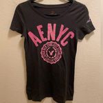 American Eagle  Outfitters Felt Logo Graphic T-Shirt Size M New Without Tag Photo 0