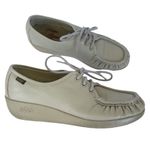 SAS Siesta Shoes Women Size 7 Bone Leather Handsewn Lace Up Oxfords Made in USA Photo 0