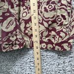 Cathy Daniels Vintage  Linen Blend Floral Print Blazer Jacket Medium‎ Artsy Retro Photo 5