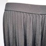 T Tahari Black Pleated Skirt Lightweight Chiffon Petite Small Photo 1