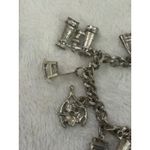 Vintage Silver Tone Charm Bracelet Ballerina,‎ Ice Skating, Car Charms Womens Photo 7