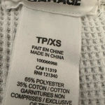 Garage  white waffle knit shorts Photo 2