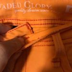 Faded Glory 𝅺ORANGE pants size 6 Photo 1