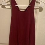 Miss Chievous  size small burgundy tank top braided back #workwear Photo 0