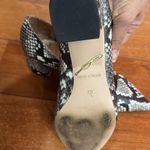 Brian Atwood  Women’s Chunky Heel Snakeskin pumps Size 7.5 Photo 9