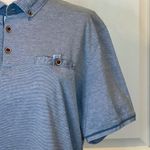 Ted Baker Ted Baker London Blue Short Sleeve Collared Polo Shirt Size 6 Photo 4