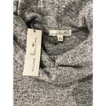 Nine Britton Cowl Neck Hacci Knit Dress Women's L Gray Long Sleeve Short Dress Photo 3