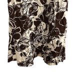 Madison Leigh Women's Size 14 Brown Floral Midi Sundress Summer Casual Photo 2