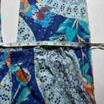 Johnny Was  Blue Koi Fish Crop Pull On Pants Size Small NWOT Photo 3