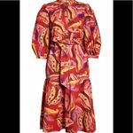 Farm Rio Banana Juice Balloon Sleeve Cotton Dress Photo 5