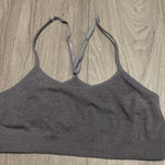 Charcoal Women's Sports Bra Gray Size M Photo 0