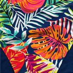 Caribbean Joe Tropical One-Piece Swimsuit Palm Cove Midnight LIKE NEW - Size 16 Photo 3