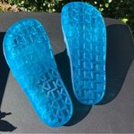 Karl Lagerfeld  ELCTRC TONI FROSTED PVC Sandals Blue Women’s Size 5 NEW with Box Photo 9