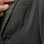 Black Pinstripe Blazer Photo 4